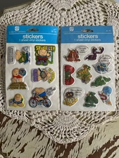 Brand New! Nostalgic American Greetings Ziggy Vinyl Puffy Stickers from 1983