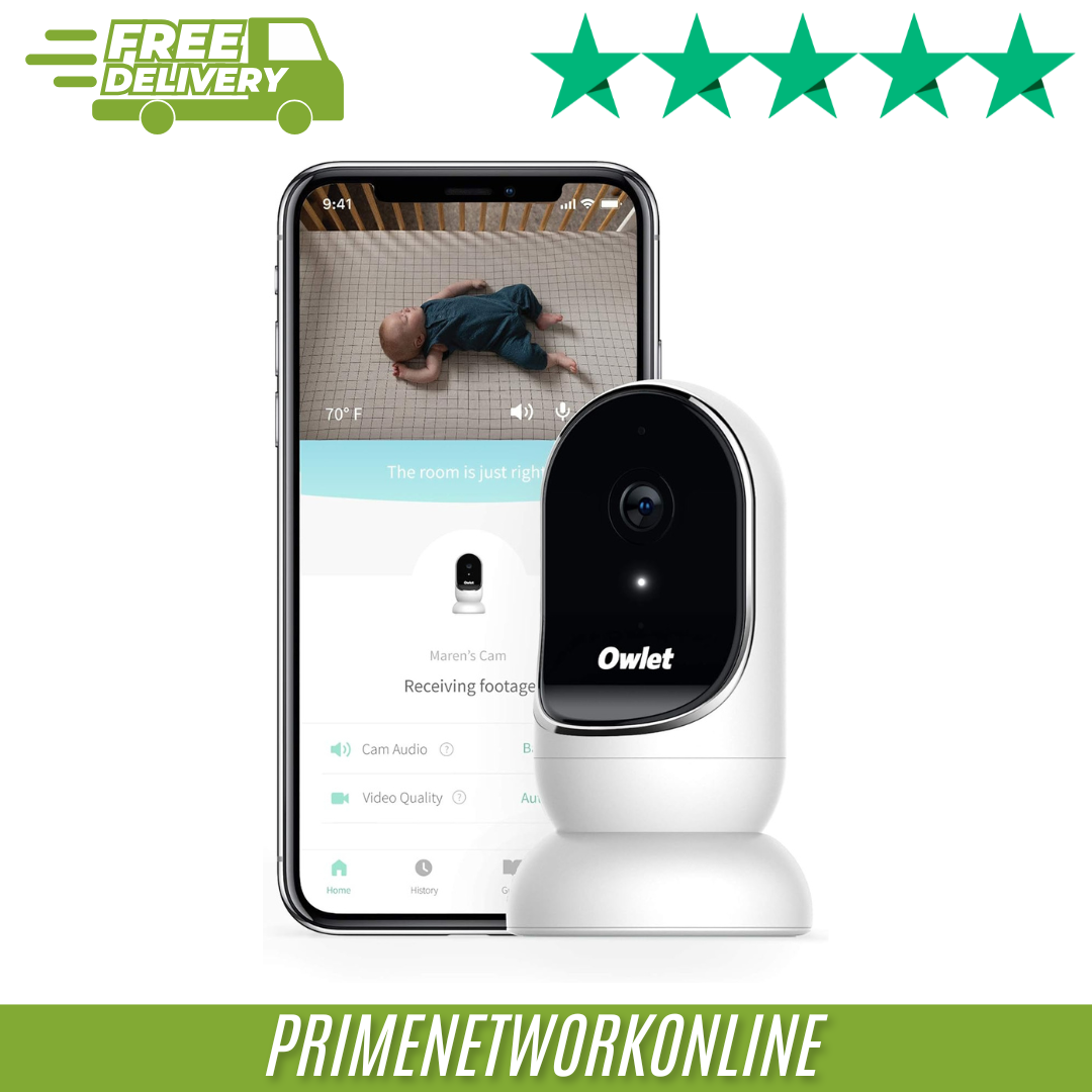 Owlet Cam 1 Baby Monitor with Camera and Audio – White 100% ORIGINAL ⭐⭐⭐⭐⭐