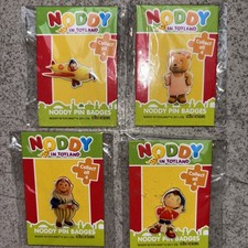 Noddy In Toyland Pin Badge Collection - Full Set Of 4 2011