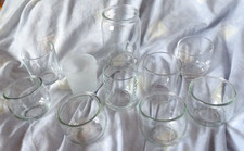 Glass jars for candle making, various sizes
