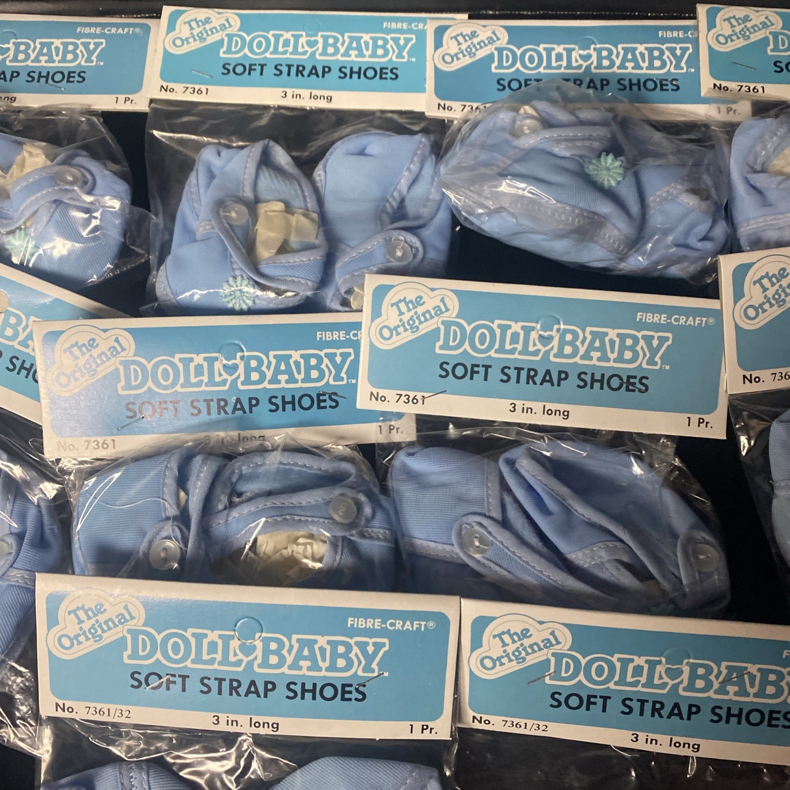 10 NEW 1984 Vintage The Original Doll Baby Soft Strap Shoes Cabbage Patch Dolls