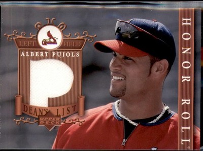 2003 Upper Deck Honor Roll #DL-AP1 Albert Pujols Dean's List Jerseys