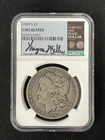 1899 S Mint Key-Date Morgan Dollar NGC Graded Circulated, Wayne Miller Label