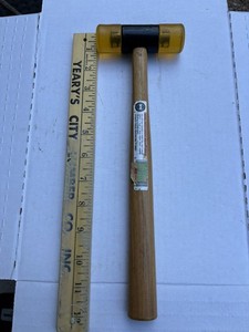 Stanley Tools USA No. 584 Small 12”Double Soft Face Hammer w/ Wood Handle