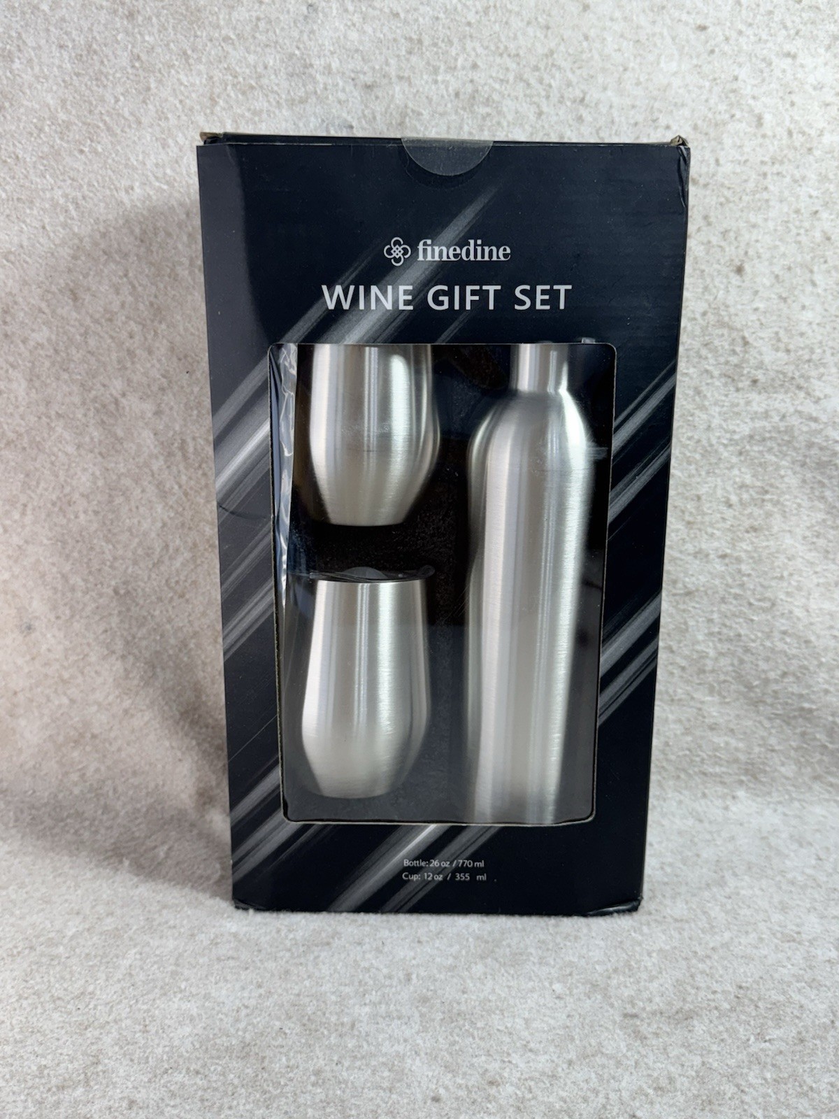 Elegant Finedine 4-Piece Wine Gift Set