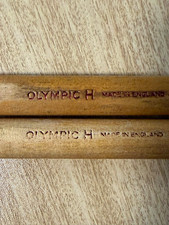 Olympic H Wooden Drum Sticks Pair for Drums Made in England MPN H