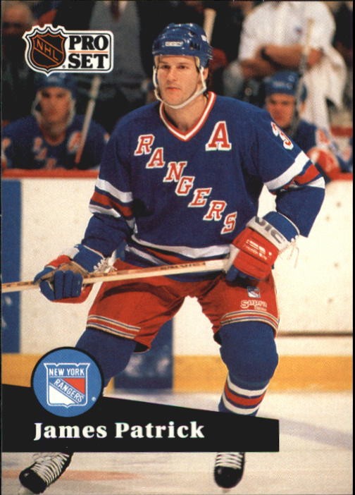 1991-92 Pro Set French #164 James Patrick - HKY