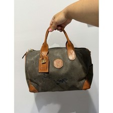 Borsone BRIC'S ITALY resistente ai ciottoli Life Cargo VIAGGIO borsa bordo cognac 14x9x7"