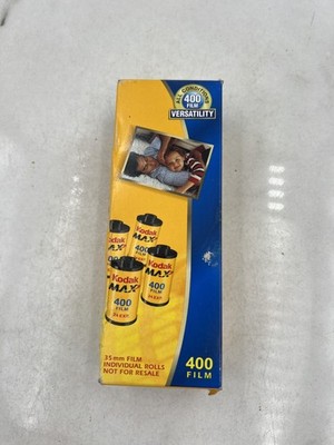 Vintage Kodak Max 400 35mm Color Print Film 192 Exposures 4 Rolls C-41