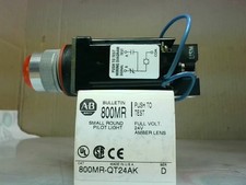 Allen Bradley 800MR-QT24AK /D Switch Amber Pilot Light 24V