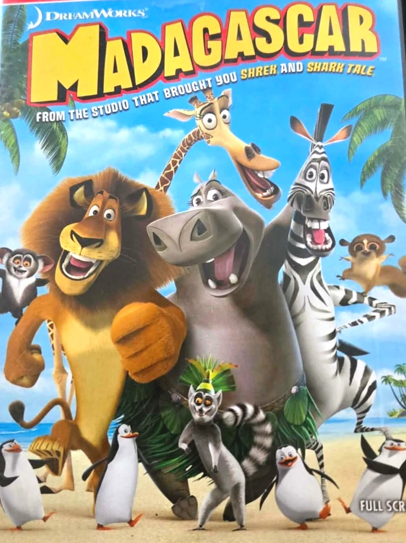 Madagascar DVD Ben Stiller Chris Rock David Schwimmer Widescreen 2005