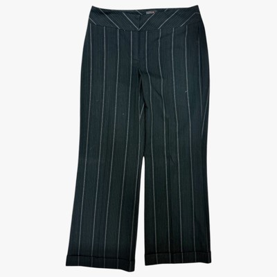 Tapemeasure Andi Pinstripe Dress Pants. Women. Black. Sz 4