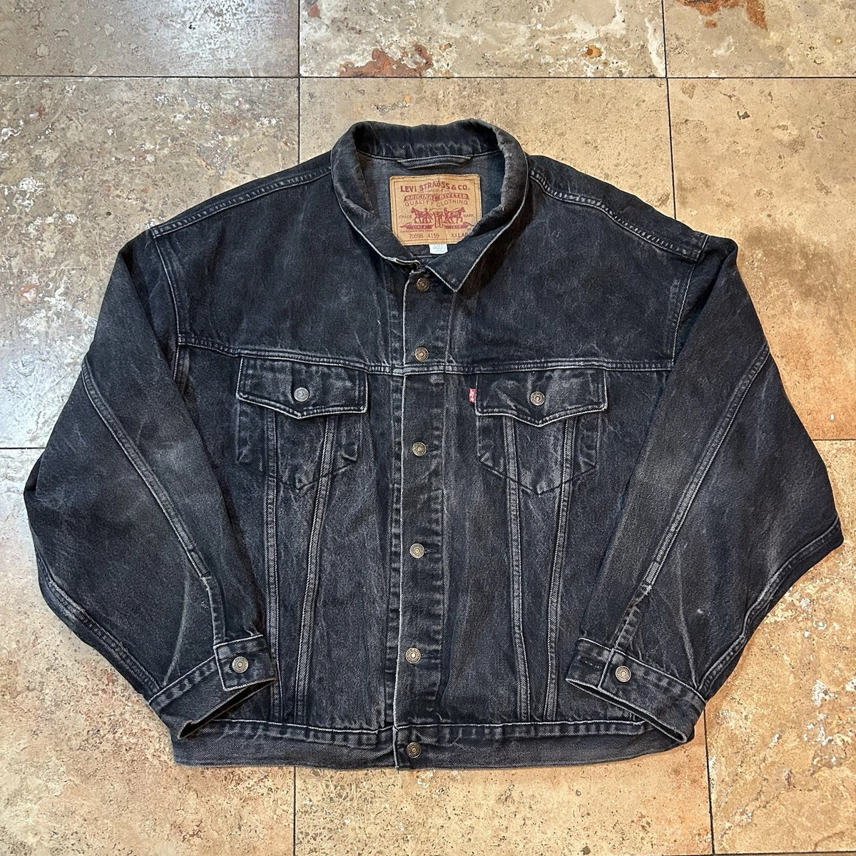 vintage mens levi jean jacket products for sale | eBay
