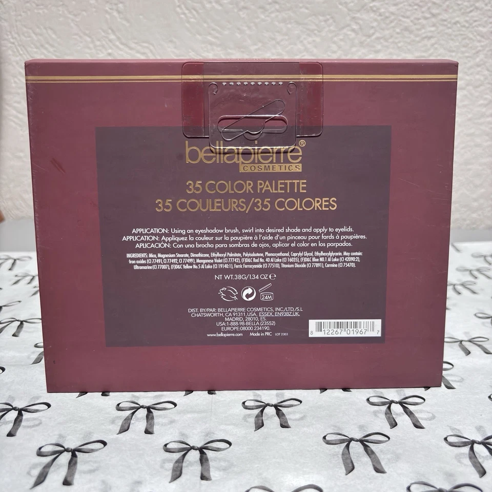 Bellápierre Cherry Pop Eyeshadow Palette – 35 Color Mixed Finishes – New in Box - Image 3 of 3