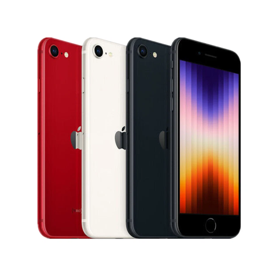 NUOVO Apple iPhone SE 3a Gen. Nero Rosso Bianco - 64GB (Sbloccato) 💎Originale - Immagine 2 di 4