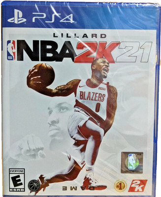NBA2K21 PS4 Sony PlayStation 4 Basketball Game Lillard Shrink Tear Factory Seale
