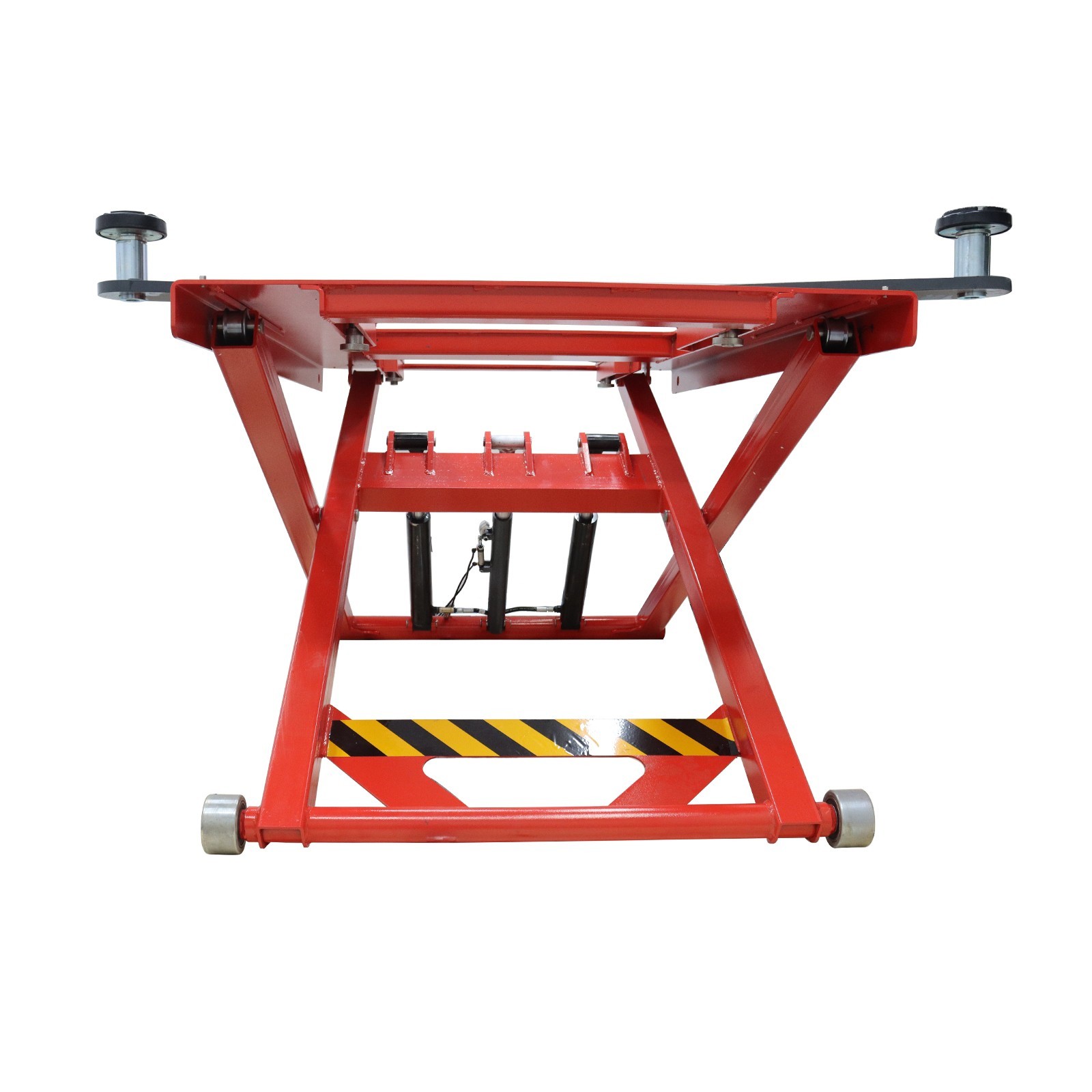 Large Plateform 6000lbs 4.33"-49.2in Rise Scissor Car Lift Auto Repair Lift Tool