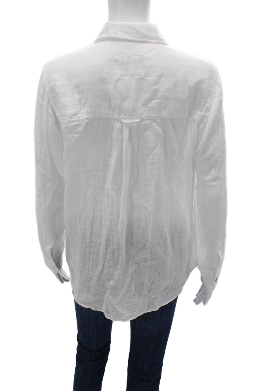Rails Womens Basic Collared Button-Up Long Sleeve… - image 4