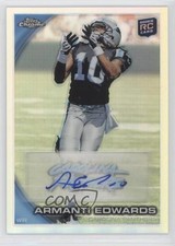 2010 Topps Chrome Refractor Auto 22/50 Armanti Edwards #C136 Auto 2r8