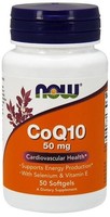 Now Foods, COQ10 50Mg Selenium Vitamin E Kreislauf 50 Weichkapseln Super Preis