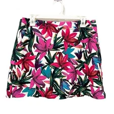 Lady Hagen Skirt Women's 8 Skort Paradise Found Golf Preppy Resortwear NWT