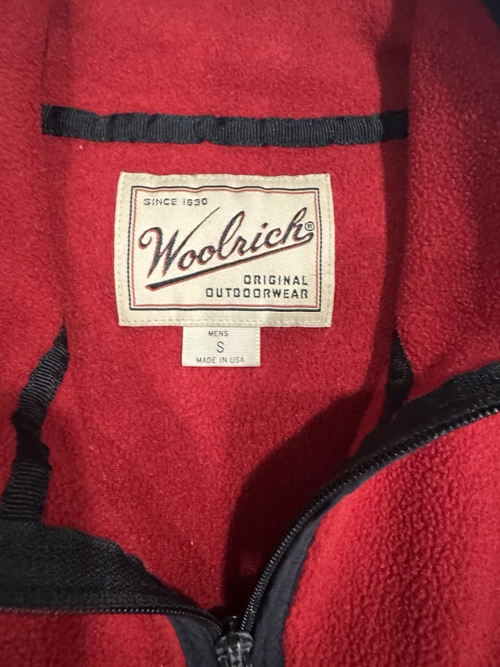 Woolrich Original Outdoorwear Men's Flannel Vest, Size S, Great Condition - Image 3 of 4