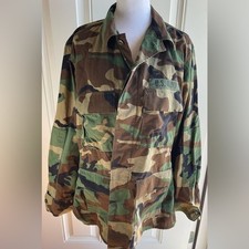 Giacca militare mimetica vintage US Army taglia media