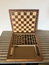 Holz - Schachfiguren Schachbrett 37x37cm komplett