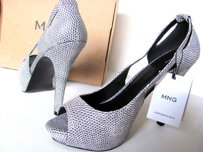 MANGO Marken Heigh HEEL Abend PUMPS 37,5 (38 wie 37,5) NEU mit OVP