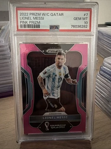 World Cup Lionel Messi 2022 Panini Prizm World Cup Lionel Messi Pink