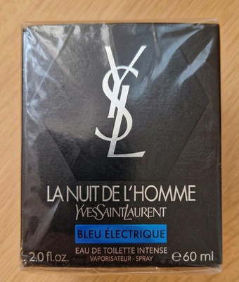 YSL La Nuit De L Homme Bleu Électrique 60ml   Sealed From France - Batch 2022