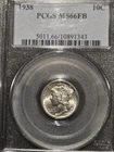 1938 Mercury Dime 10c MS66 FB