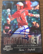 2011 Playoff Contenders Draft Ticket RONALD GUZMAN #DT6 🔥 Rangers 🔥 SWEET Auto