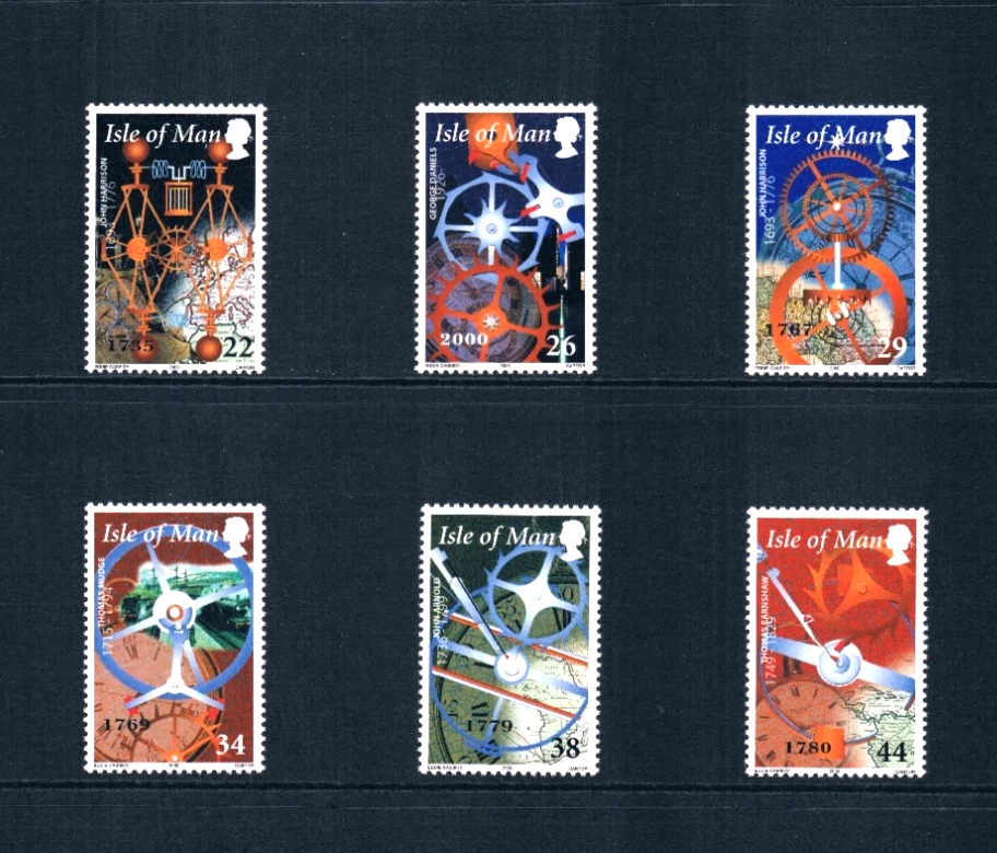 $5.65 Scott Value - 2000 ISLE OF MAN GB UK History of Time-Keeping CV MNH NH UMM - image 3 of 4