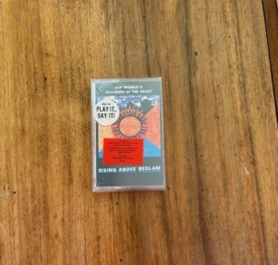 Jah Wobble's Rising Above Bedlam Invaders Of The Heart  SEALED Cassette 1991