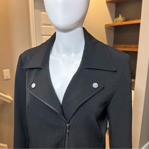 NWT White House Black Market Ponte Moto Jacket - Picture 3 of 10