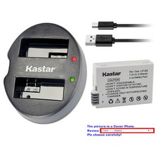 Kastar Battery Dual USB Charger for Canon LP-E8 LC-E8  Canon EOS Kiss X6 Camera