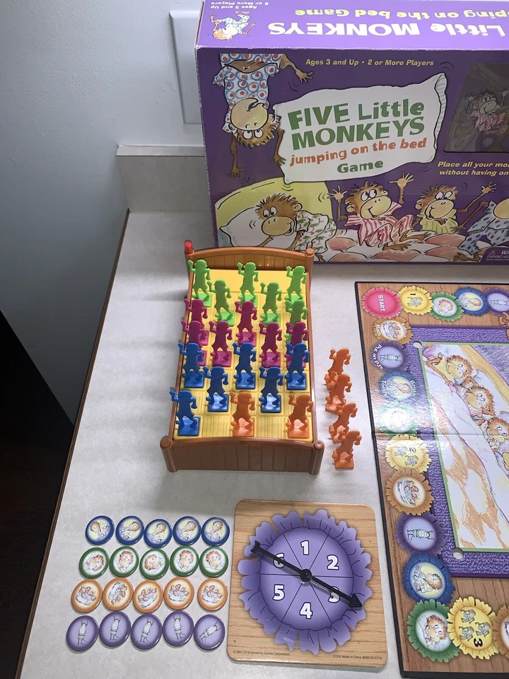 FIVE LITTLE MONKEYS JUMPING ON THE BED GAME 5 Little Monkeys Jumpin On The Bed - Image 2 of 4