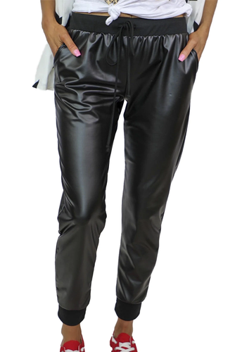 Faux Leather Joggers | eBay