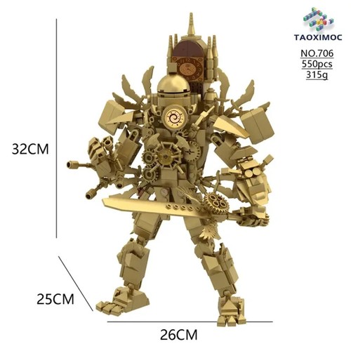 Skibidi Toilet Titan TV Man Speakerman Horror Game Bosses Camara Building Block - Picture 67 of 83