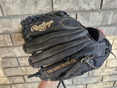 硬式用Rawlings The Gold Glove ブラックグローブ　中古 Rawlings G12XTCB 12” Baseball Gold Glove Series Leather RHT Trap