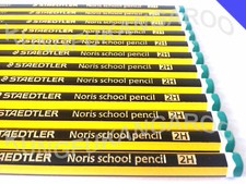 10 x 2H STAEDTLER NORIS PENCILS ART CARPENTRY JOINER SCHOOL DRAWING - BOXED