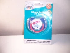 NEW BABY KING BLUE Gentle STEPS  super cute PACIFIER 0+ MONTHS