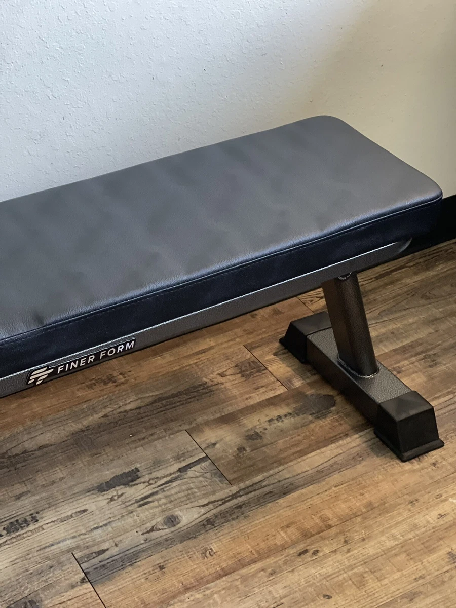 Finer Form Gym Quality Foldable Flat Bench for Multi Purpose