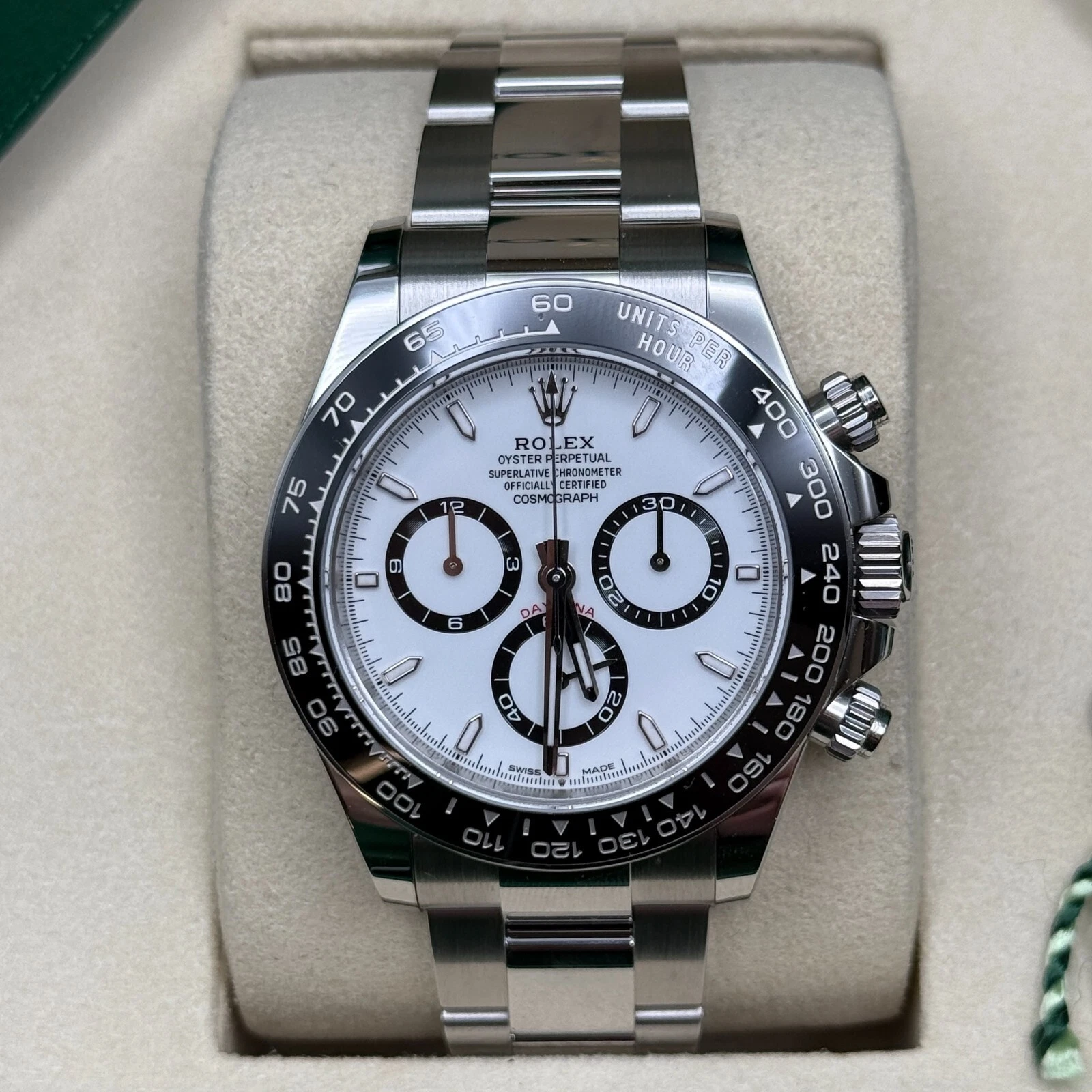 Rolex Cosmograph Daytona NEW 2025 "Panda" White Dial Oyster Bracelet