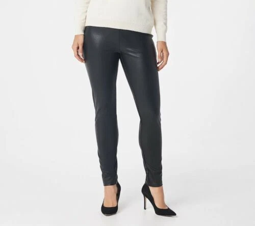 Faux Leather Dennis Basso Plus Size Clothing for Women