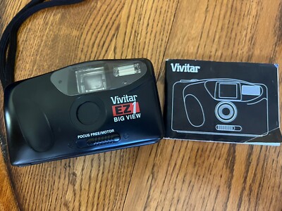 Vivitar EZ1 Big View Focus Free Motor Point And Shoot Camera With Manual