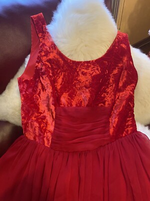Free People NEW Size 4 Mini Red Dress Holiday Dress Valentine's Day | eBay