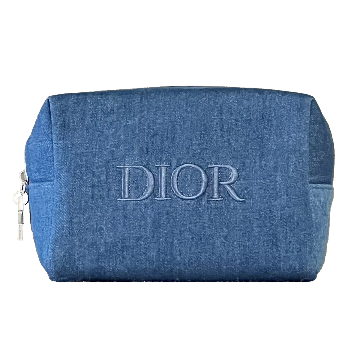 DIOR beauty denim cosmetic pouch bag Limited Edition New in Box | eBay