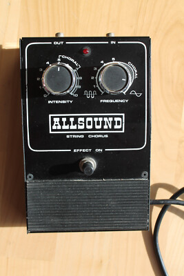 vintage stomp box ALLSOUND ''String Chorus'' von 1981, weird sounds . .